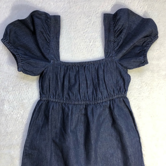 J. Crew Squareneck Denim Mini Dress - Picture 3 of 12